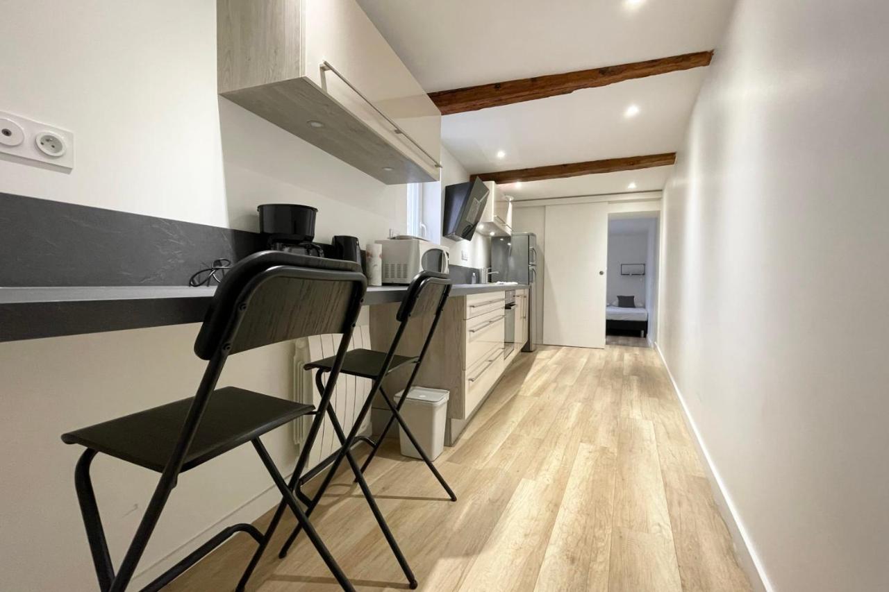 #Cf In White&Gray Center Apartment Grenoble Bagian luar foto
